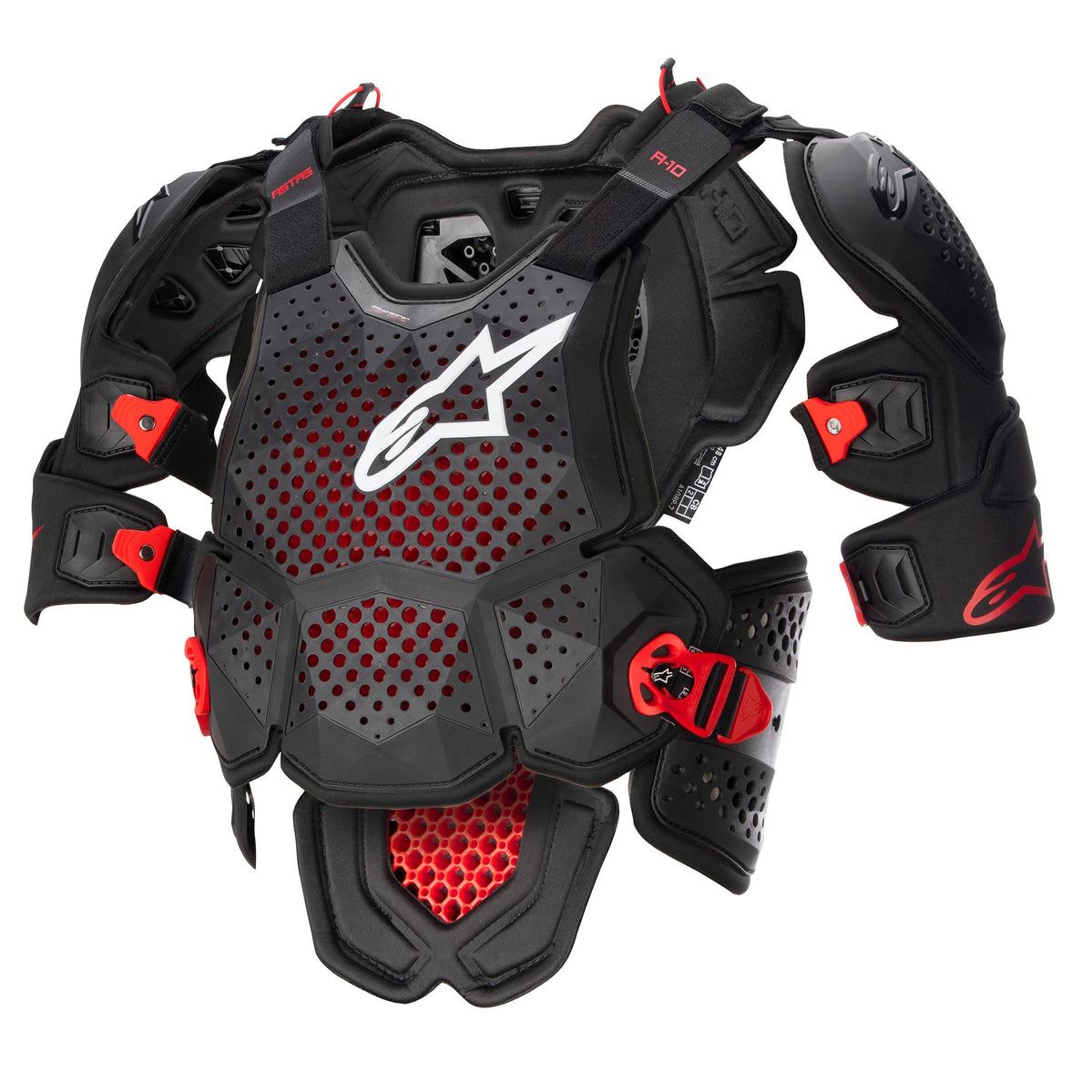 Alpinestars 2026 A-10 V2 Chest Protector Anthracite Black Red